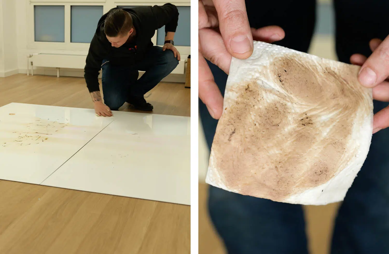 Bosch Spotless Max Cam Wischen Schmutzaufnahme