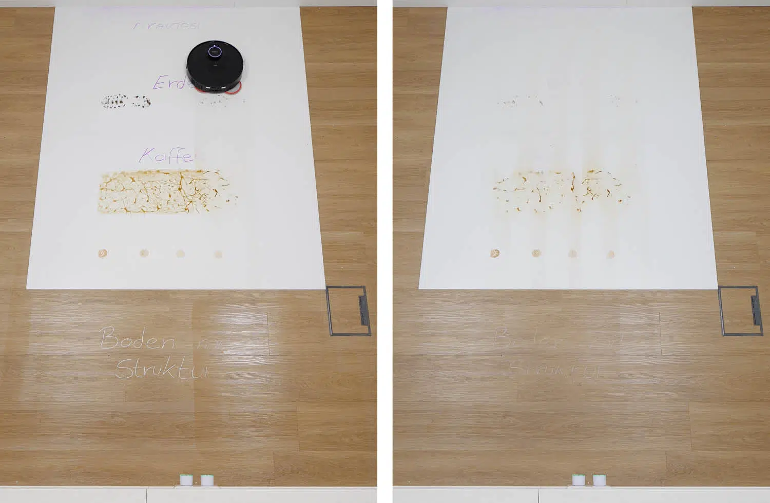 Bosch Spotless Max Cam Wischen nachher