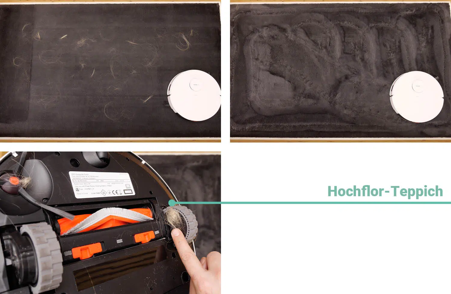 Bosch Spotless + Saugen Haare hoher Teppich