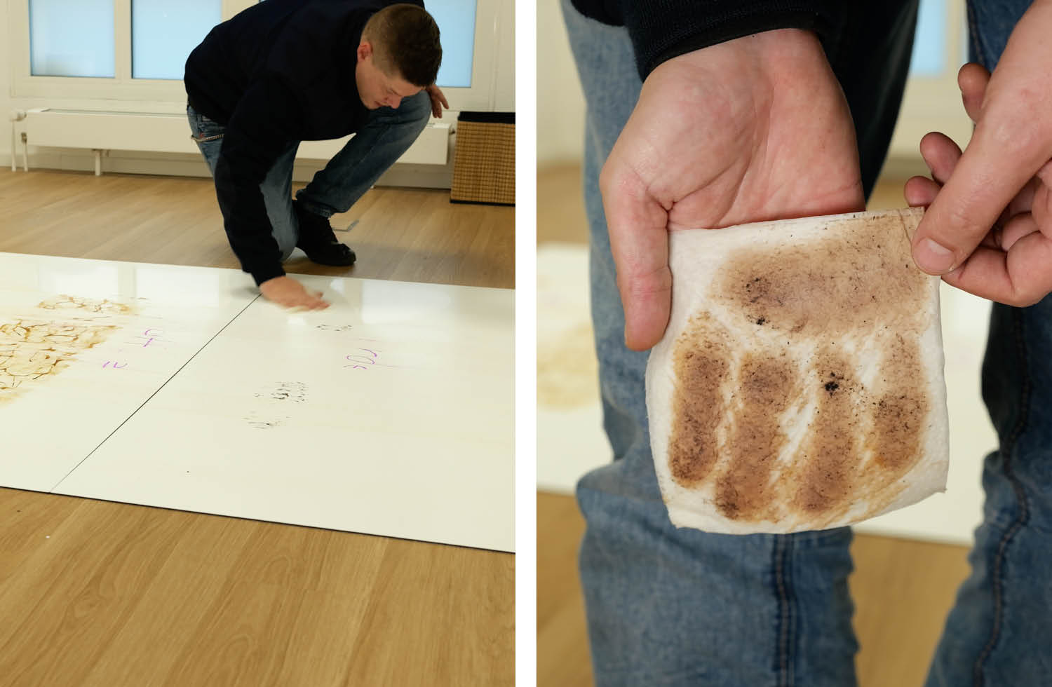 Bosch Spotless + Wischen Schmutzaufnahme