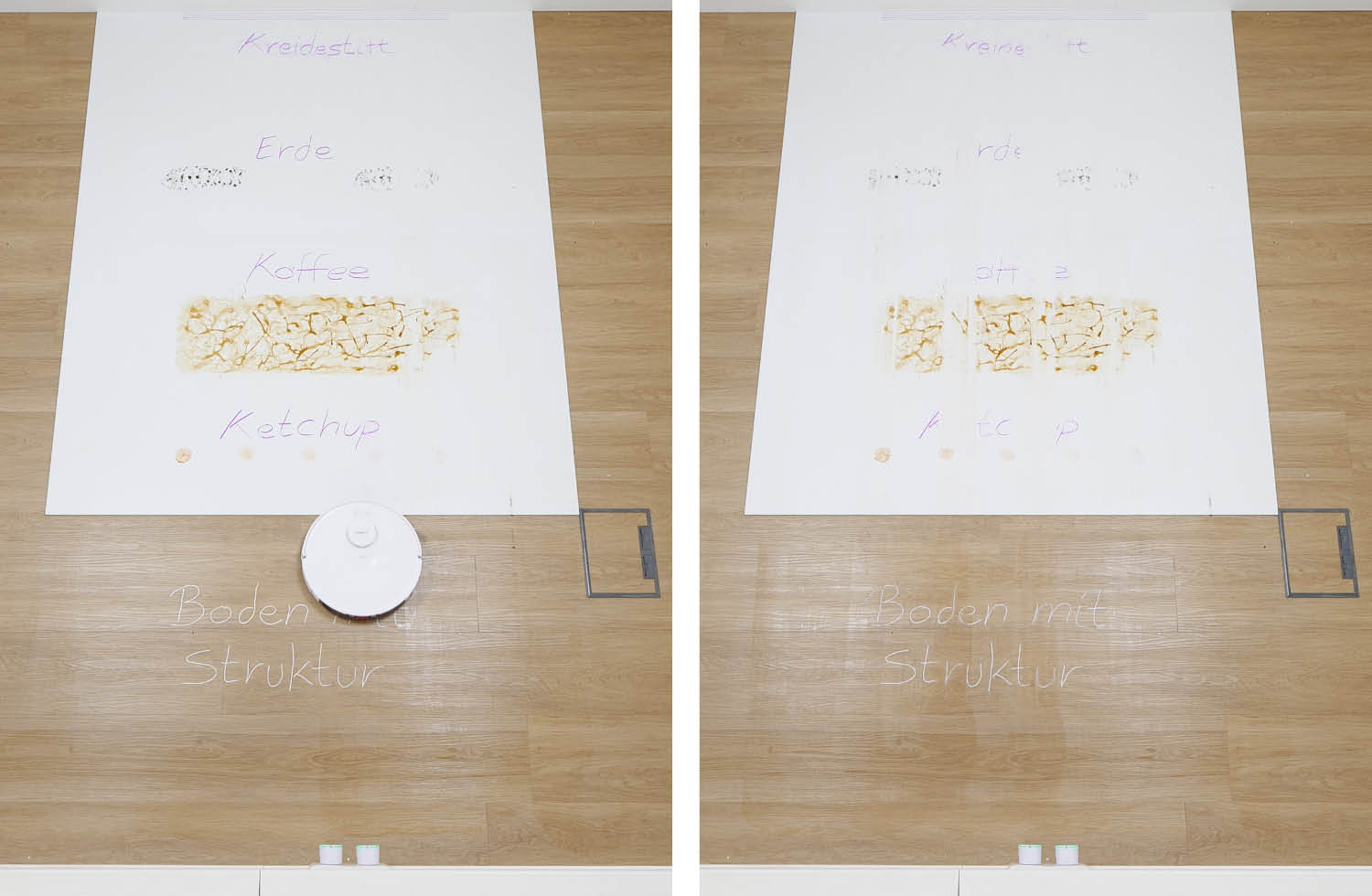 Bosch Spotless + Wischen nachher