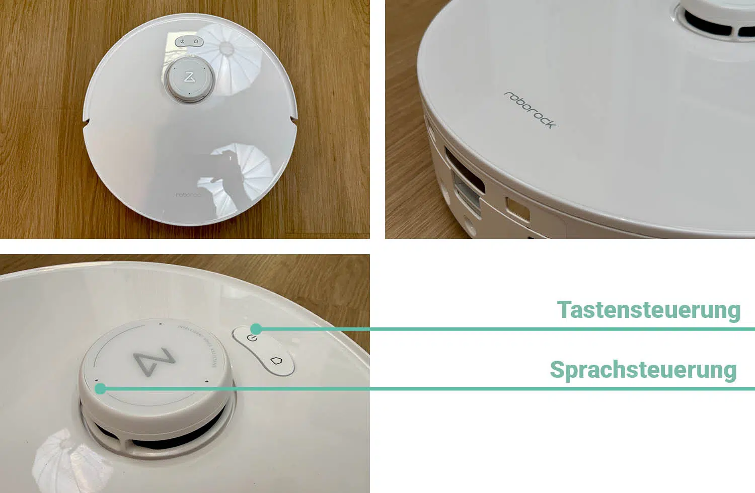 Roborock Qrevo Curv 2 Flow Design Oberseite