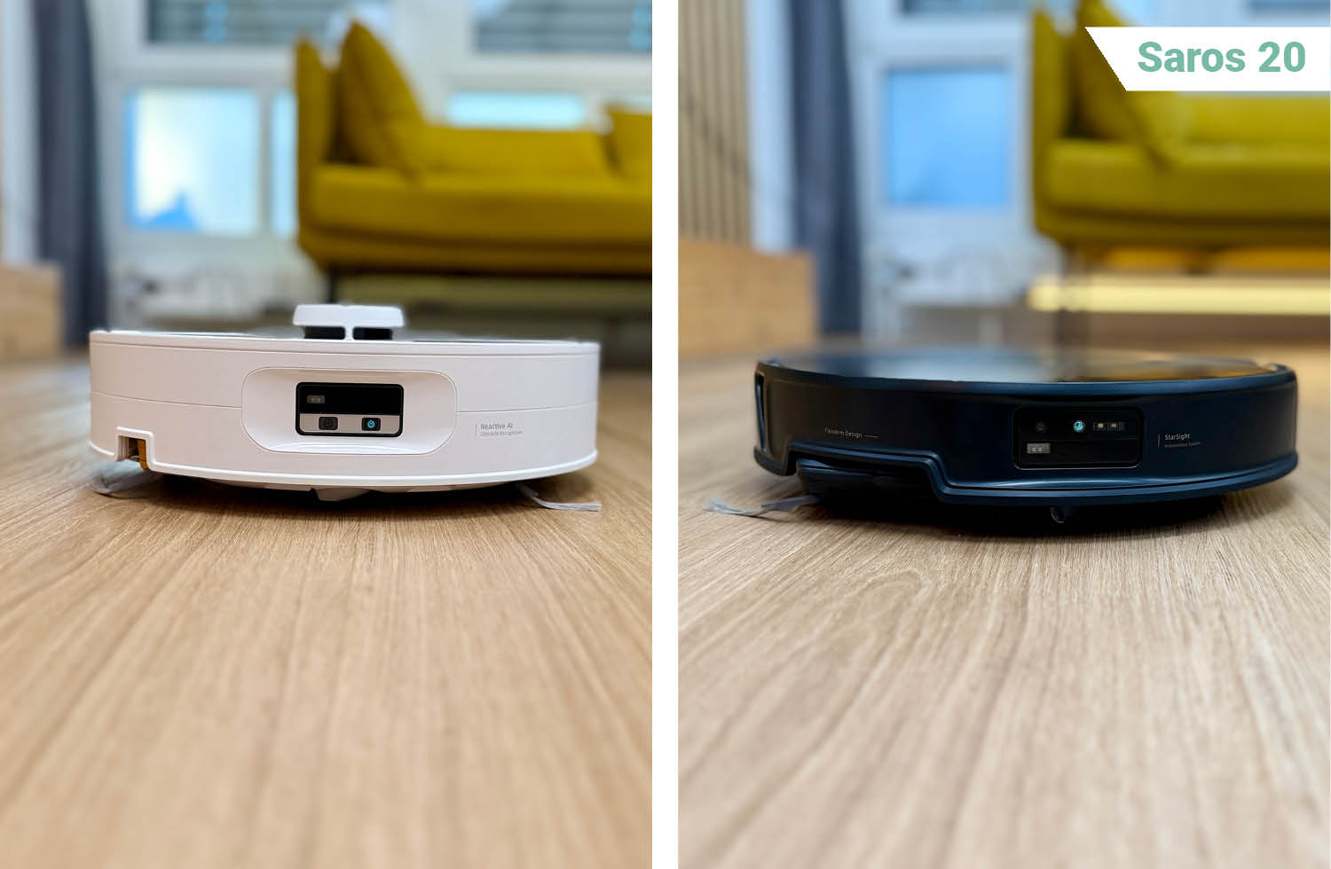 Roborock Qrevo Curv 2 Flow Design Vergleich Saros 20