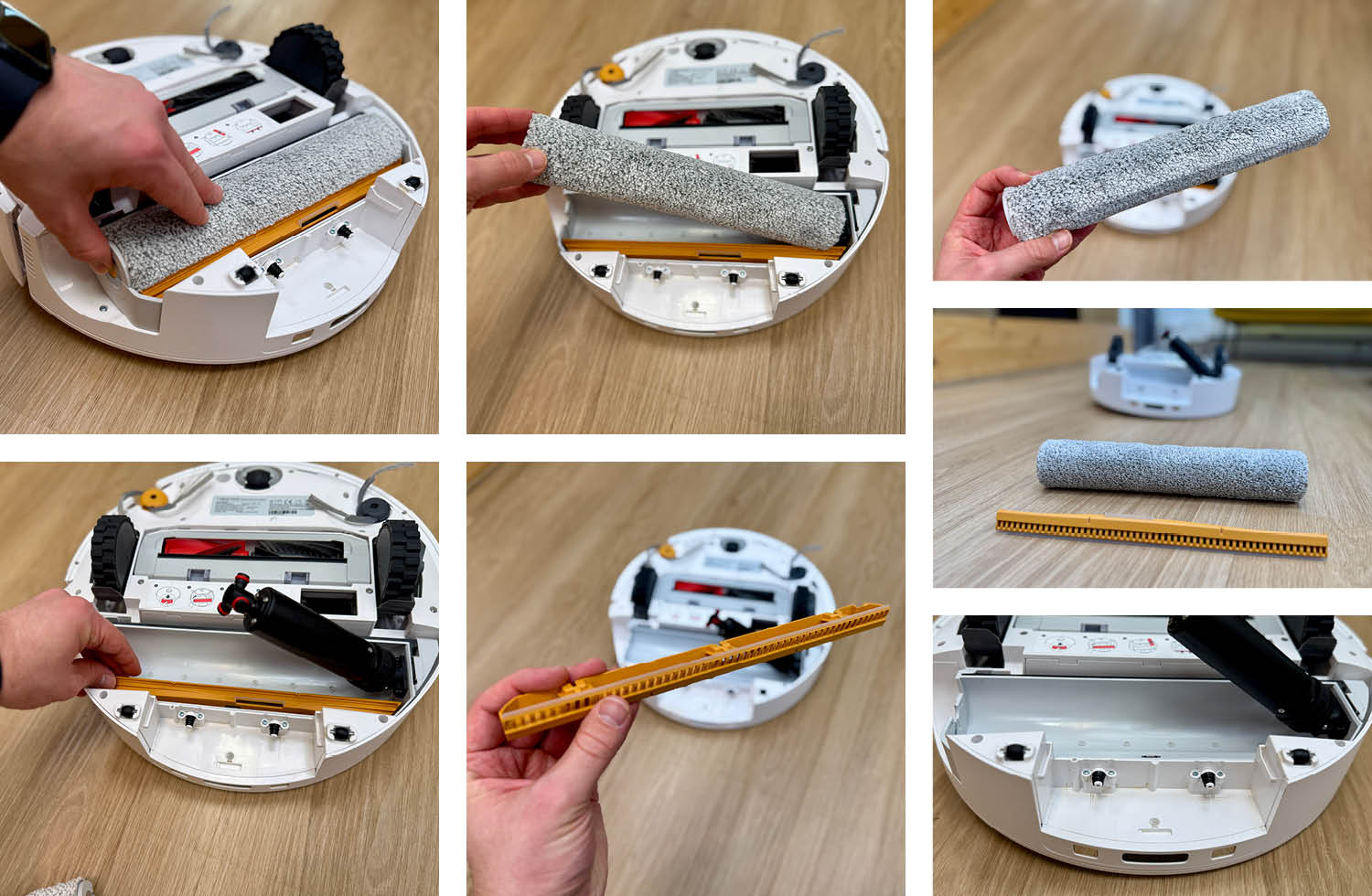Roborock Qrevo Curv 2 Flow Design Wischwalze ausbauen