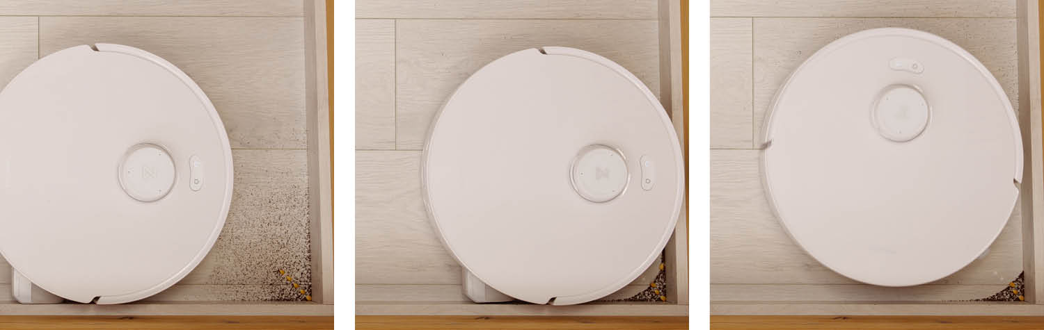 Roborock Qrevo Curv 2 Flow Saugen Ecke