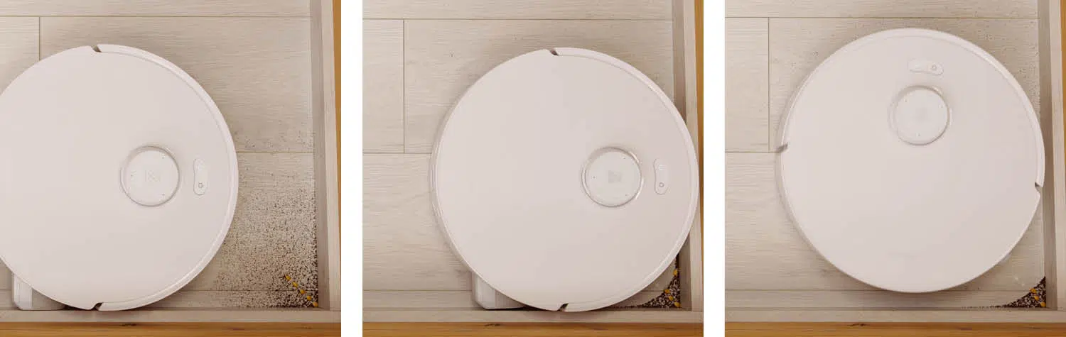 Roborock Qrevo Curv 2 Flow Saugen Ecke