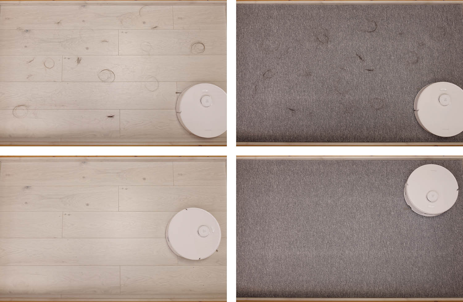 Roborock Qrevo Curv 2 Flow Saugen Haare