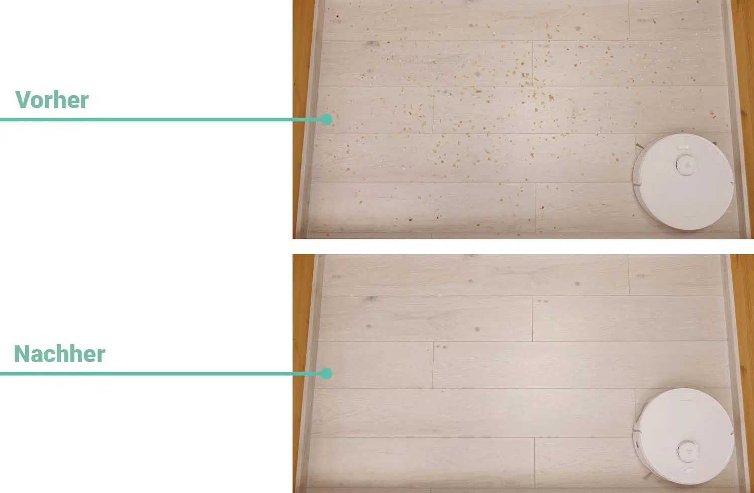 Roborock Qrevo Curv 2 Flow Saugen Laminat