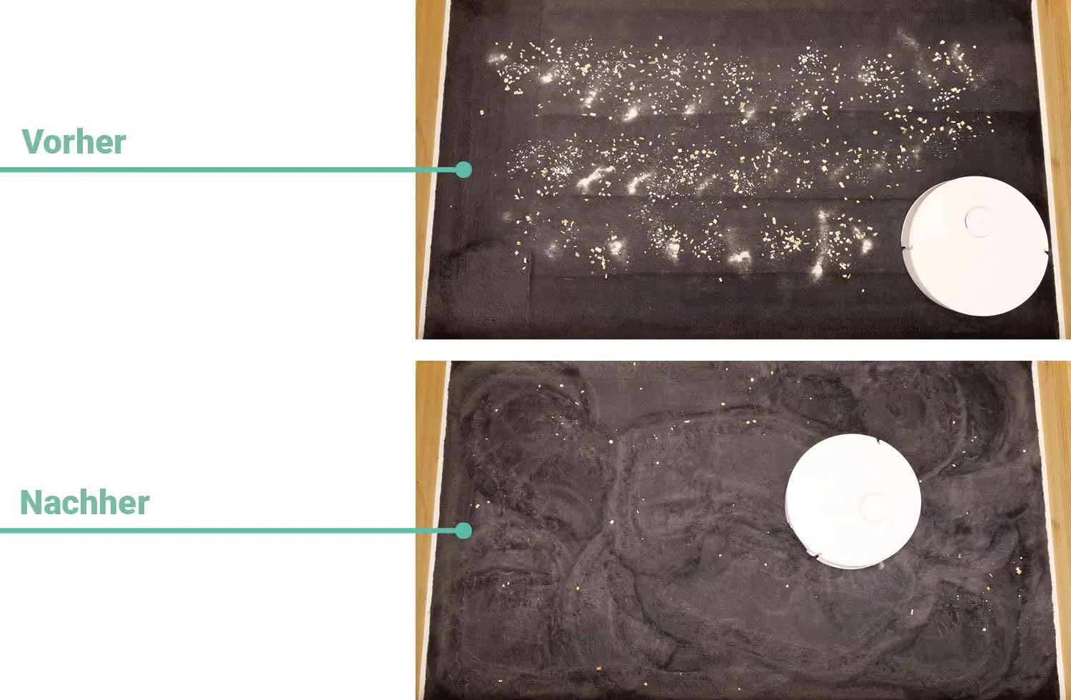 Roborock Qrevo Curv 2 Flow Saugen Teppich hoch