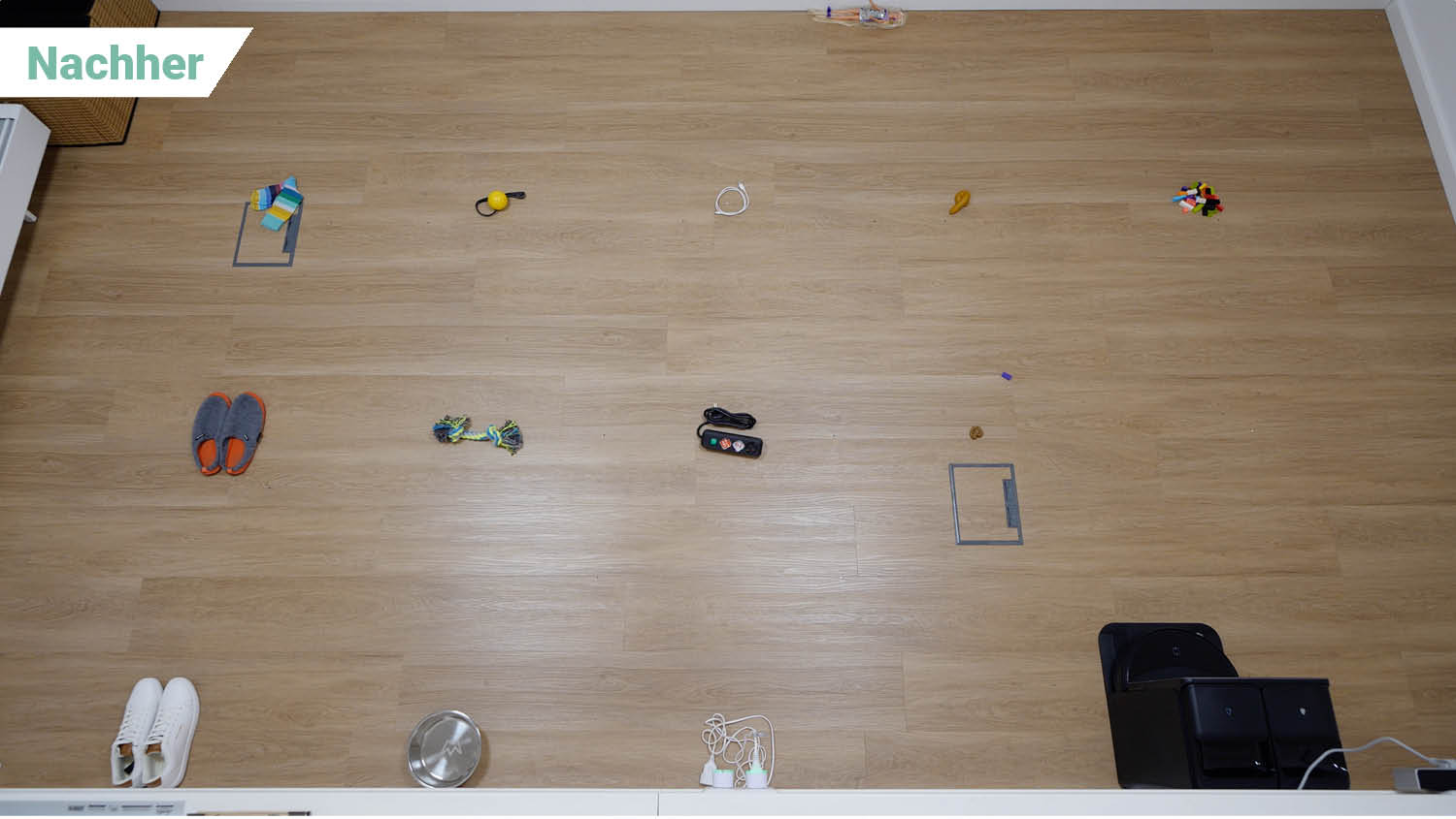 Roborock Saros 20 Hindernisse nachher