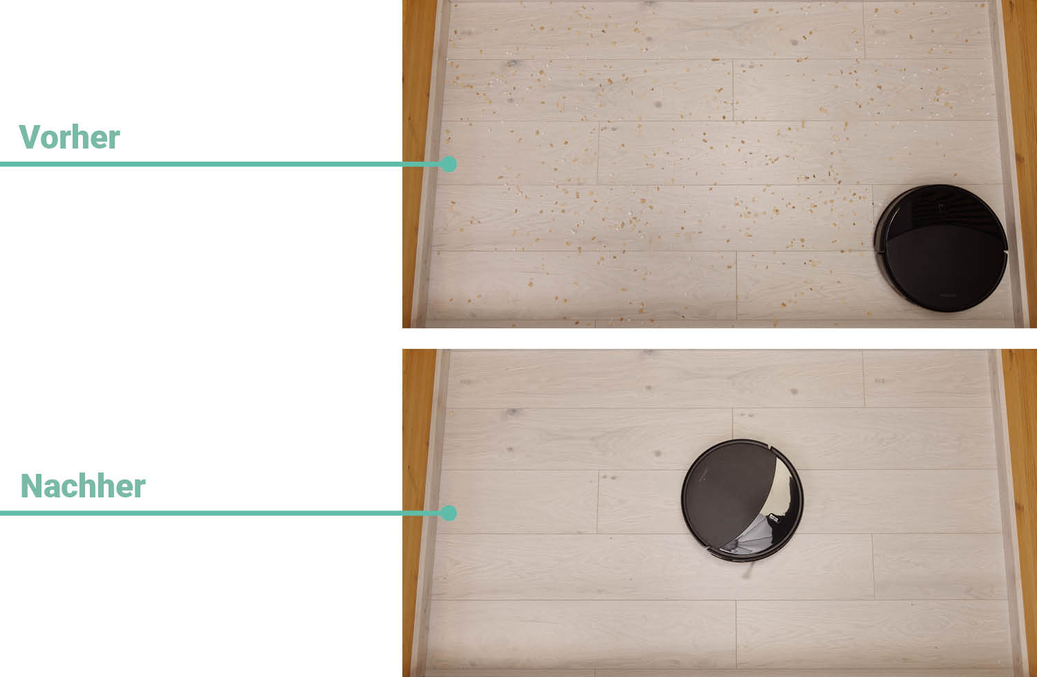 Roborock Saros 20 Saugen Laminat