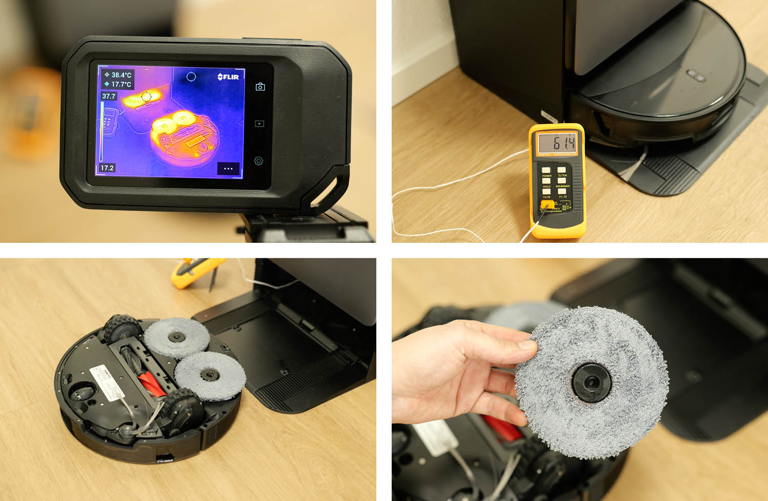 Roborock Saros 20 Wischen Moppwäsche