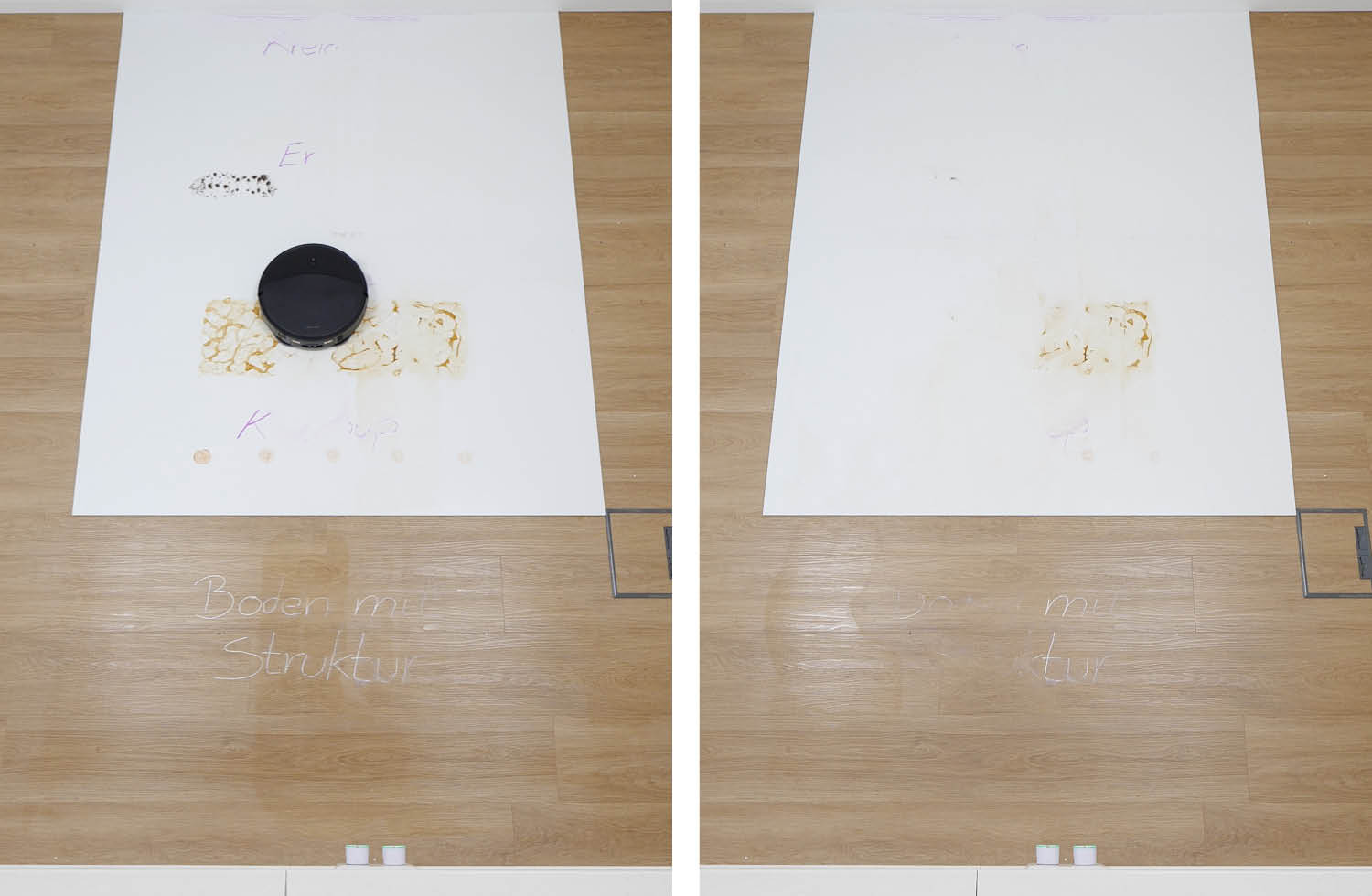 Roborock Saros 20 Wischen nachher