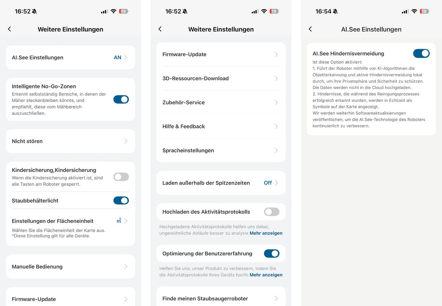eufy S2 Omni App Einstellungen