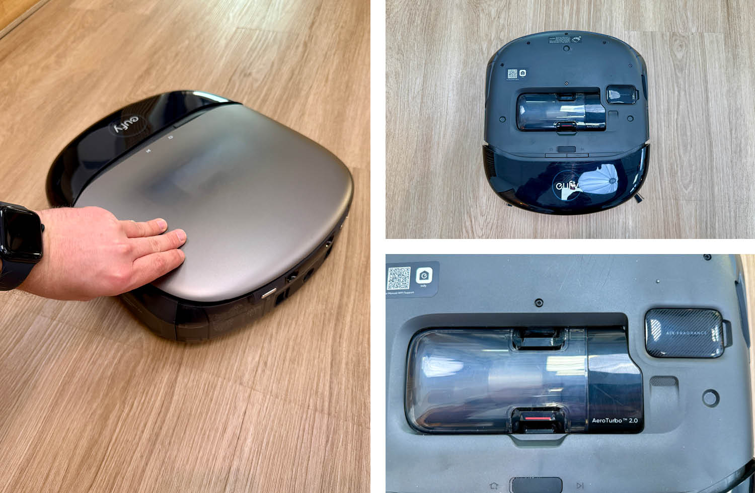 eufy S2 Omni Design Oberseite unter der Haube