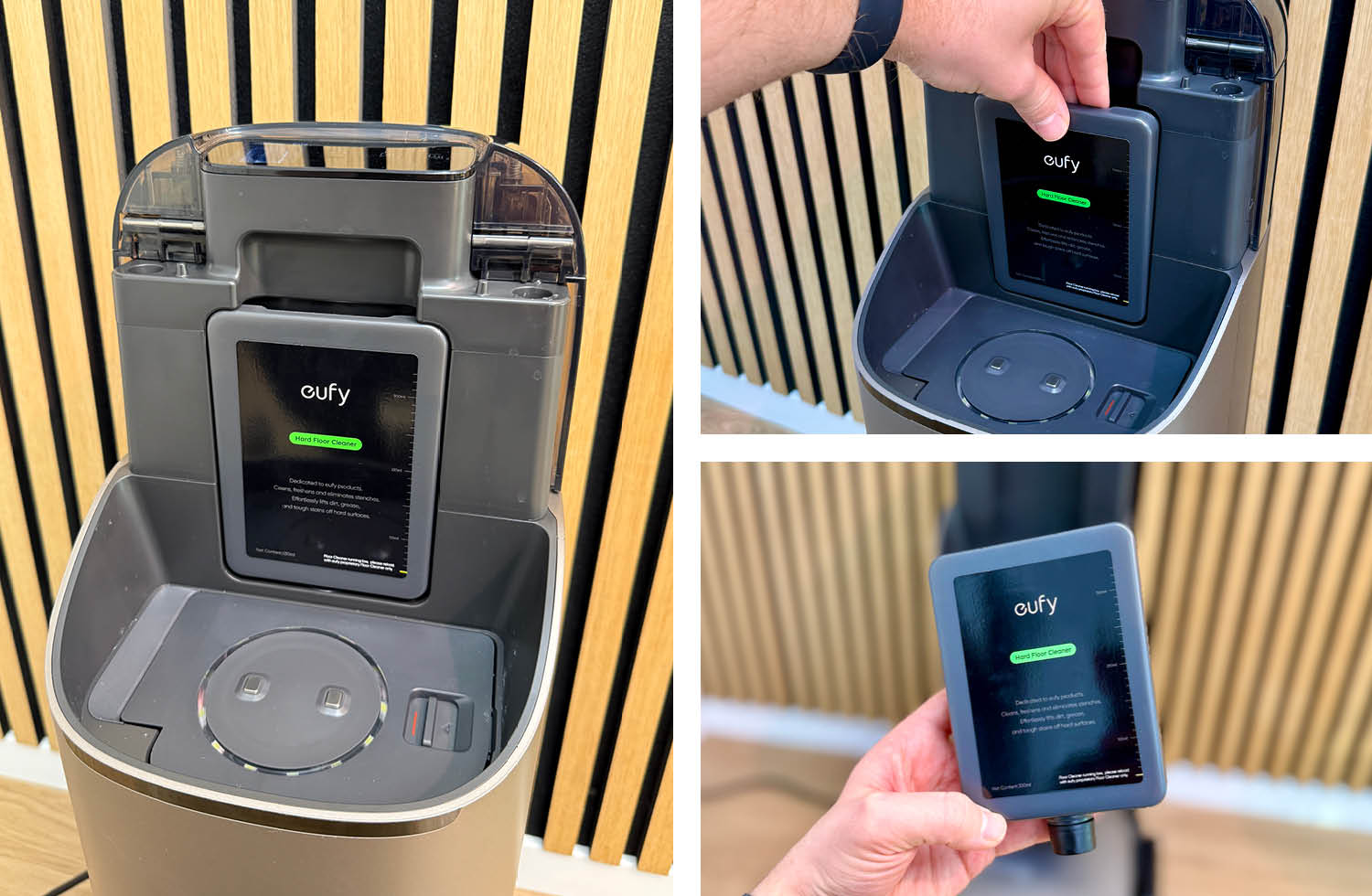 eufy S2 Omni Design Reinigungsstation Reinigungsmitteltank