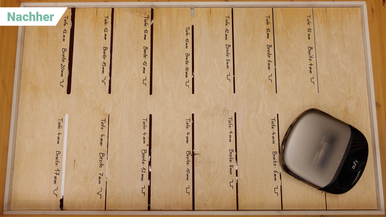 eufy S2 Omni Saugen Fugen nachher