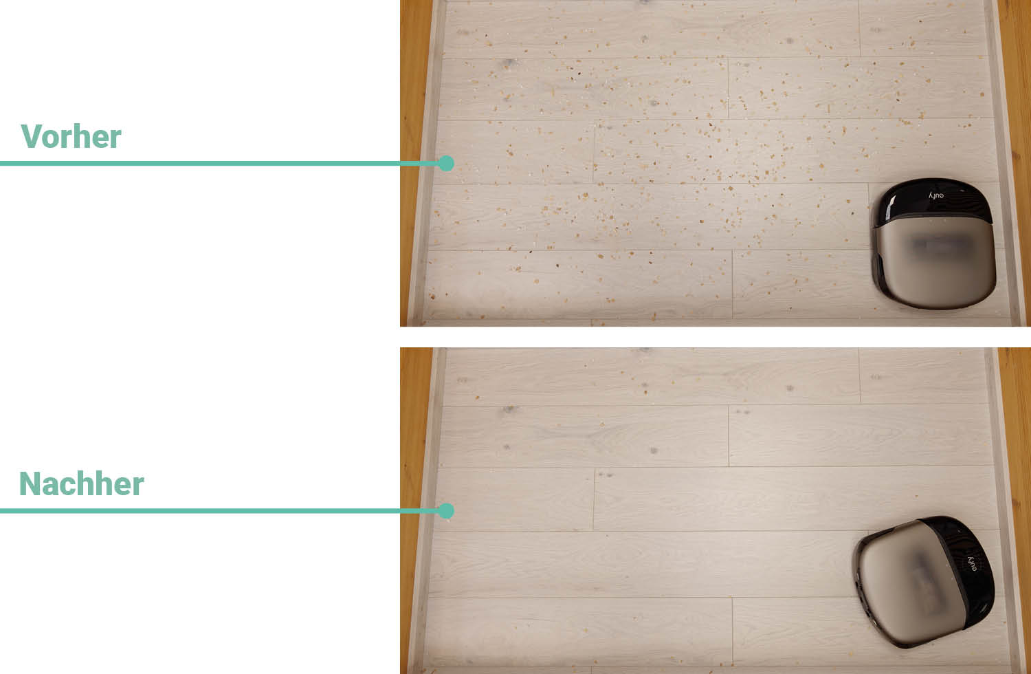 eufy S2 Omni Saugen Laminat