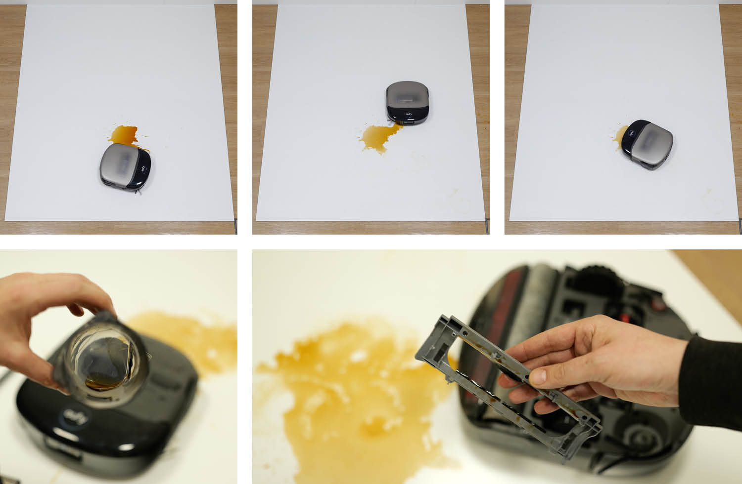 eufy S2 Omni wischen Kaffee