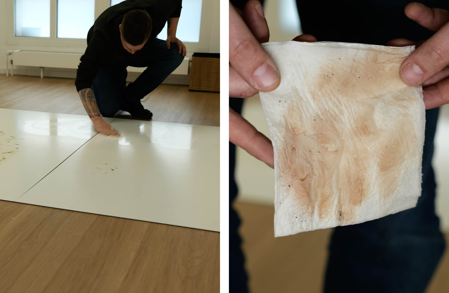 eufy S2 Omni wischen schmutzaufnahme