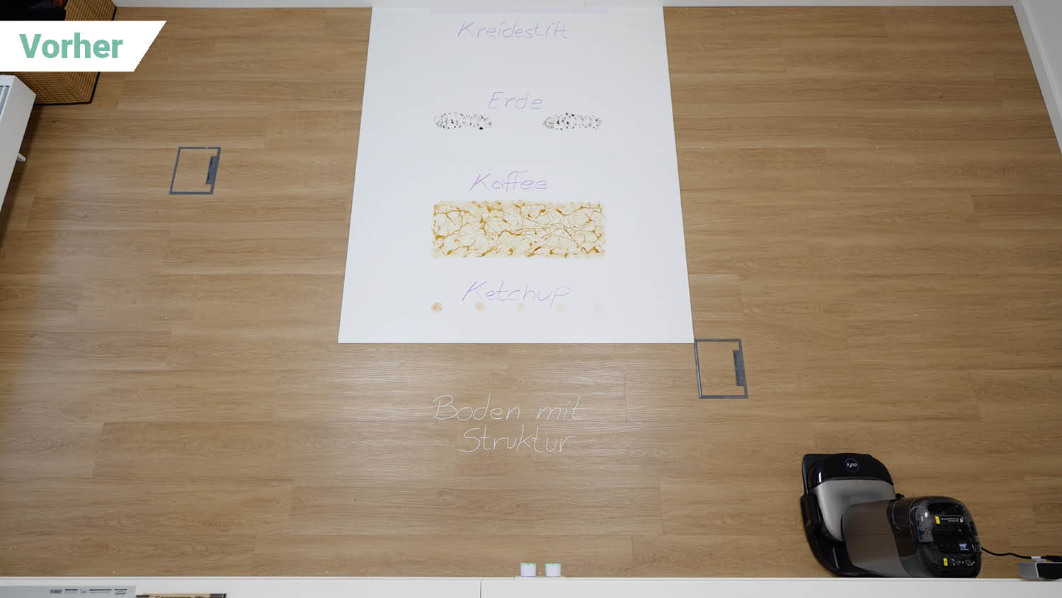 eufy S2 Omni wischen vorher