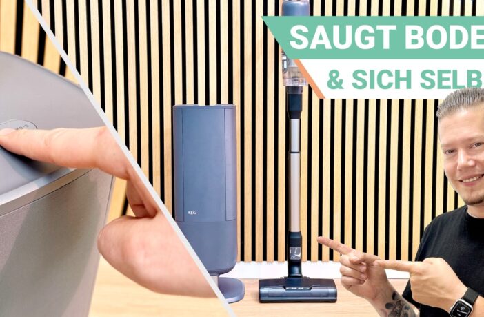 AEG Ultimate 7000 Akkusauger im Test – kabelloser Staubsauger mit All-in-One-Absaugstation, effektiver Filterung für Allergiker, LED-Bodendüse und komfortabler Bedienung.