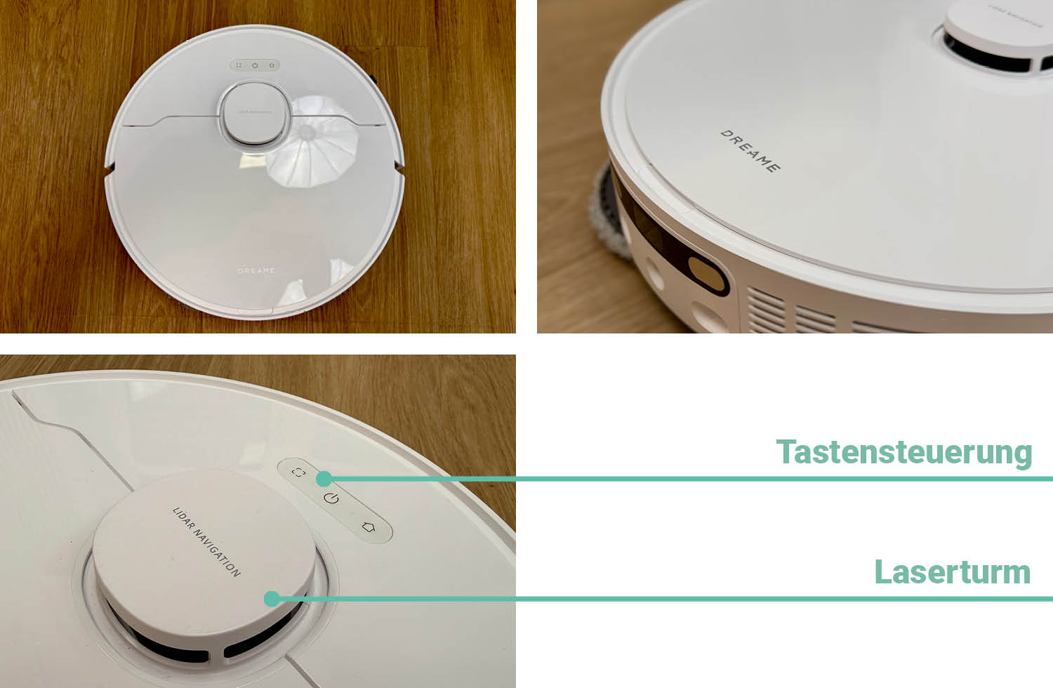 Dreame L10s Ultra Gen 3 Design Oberseite