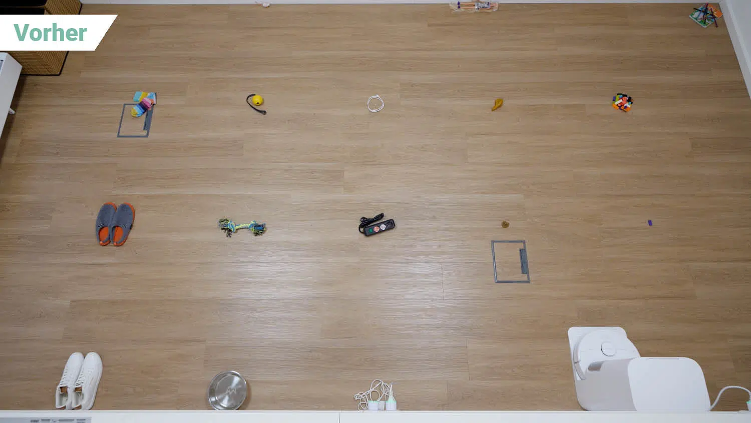 Dreame L10s Ultra Gen 3 Hindernisse vorher