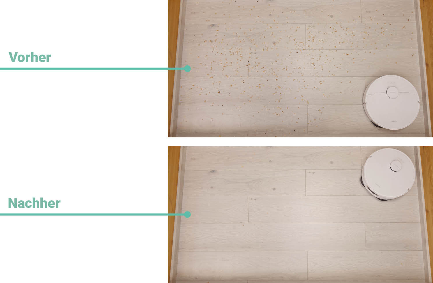 Dreame L10s Ultra Gen 3 Saugen Laminat