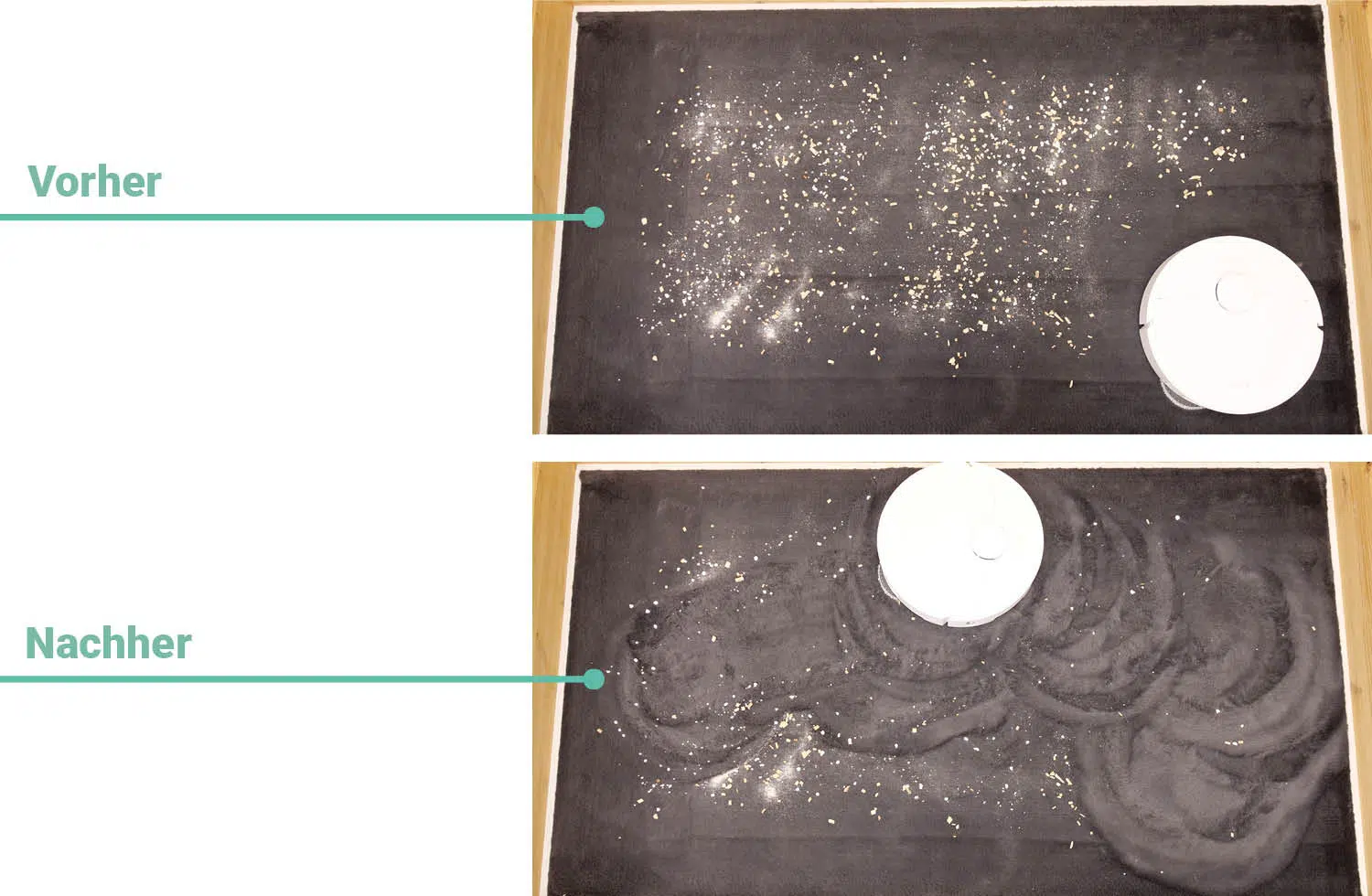 Dreame L10s Ultra Gen 3 Saugen Teppich hoch