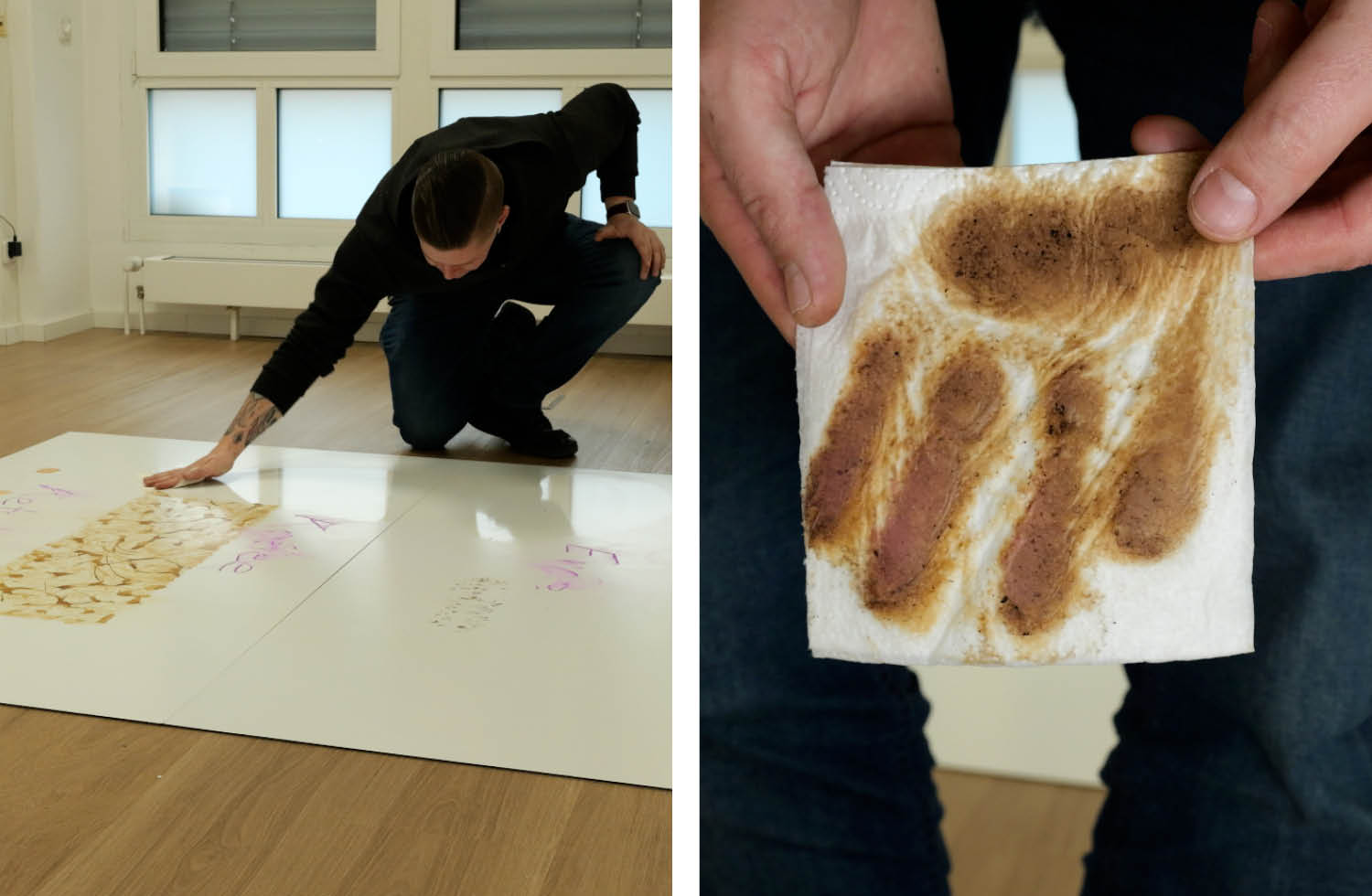 Dreame L10s Ultra Gen 3 Wischen Schmutzaufnahme