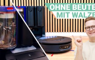 Dyson Spot+Scrub AI Saugroboter mit Wischfunktion im Test bei SmarthomeAssistent – erster Dyson mit Wischwalze und beutelloser Reinigungsstation.