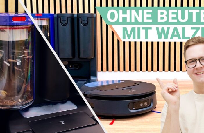Dyson Spot+Scrub AI Saugroboter mit Wischfunktion im Test bei SmarthomeAssistent – erster Dyson mit Wischwalze und beutelloser Reinigungsstation.