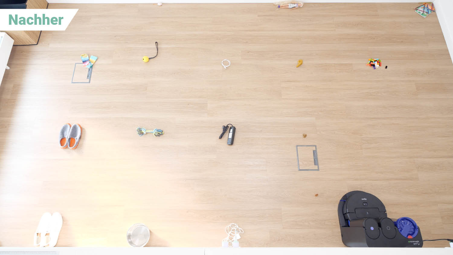 Dyson Spot+Scrub Ai Hindernisse nachher