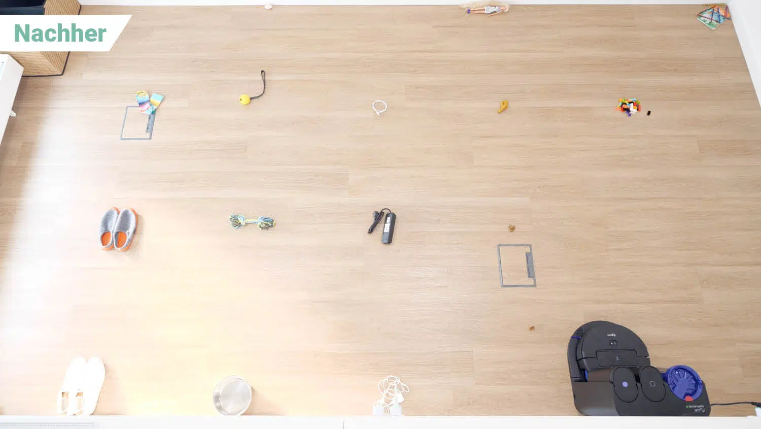 Dyson Spot+Scrub Ai Hindernisse nachher