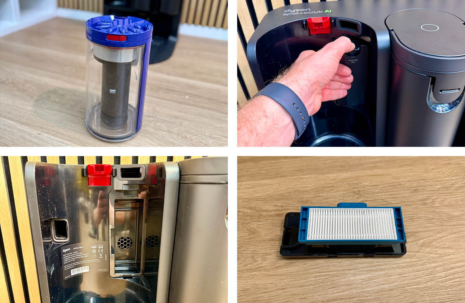 Dyson Spot+Scrub Ai Reinigungsstation Staubbehälter Filter