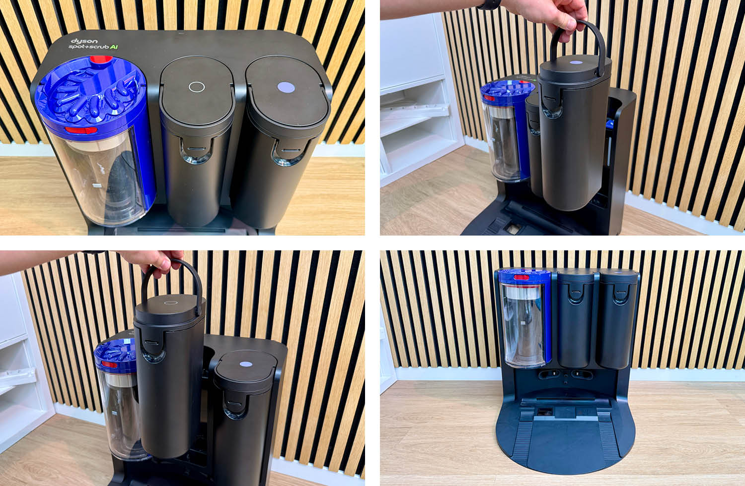 Dyson Spot+Scrub Ai Reinigungsstation Wassertanks