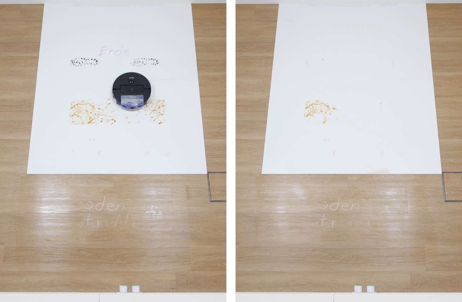 Dyson Spot+Scrub Ai Wischen nachher