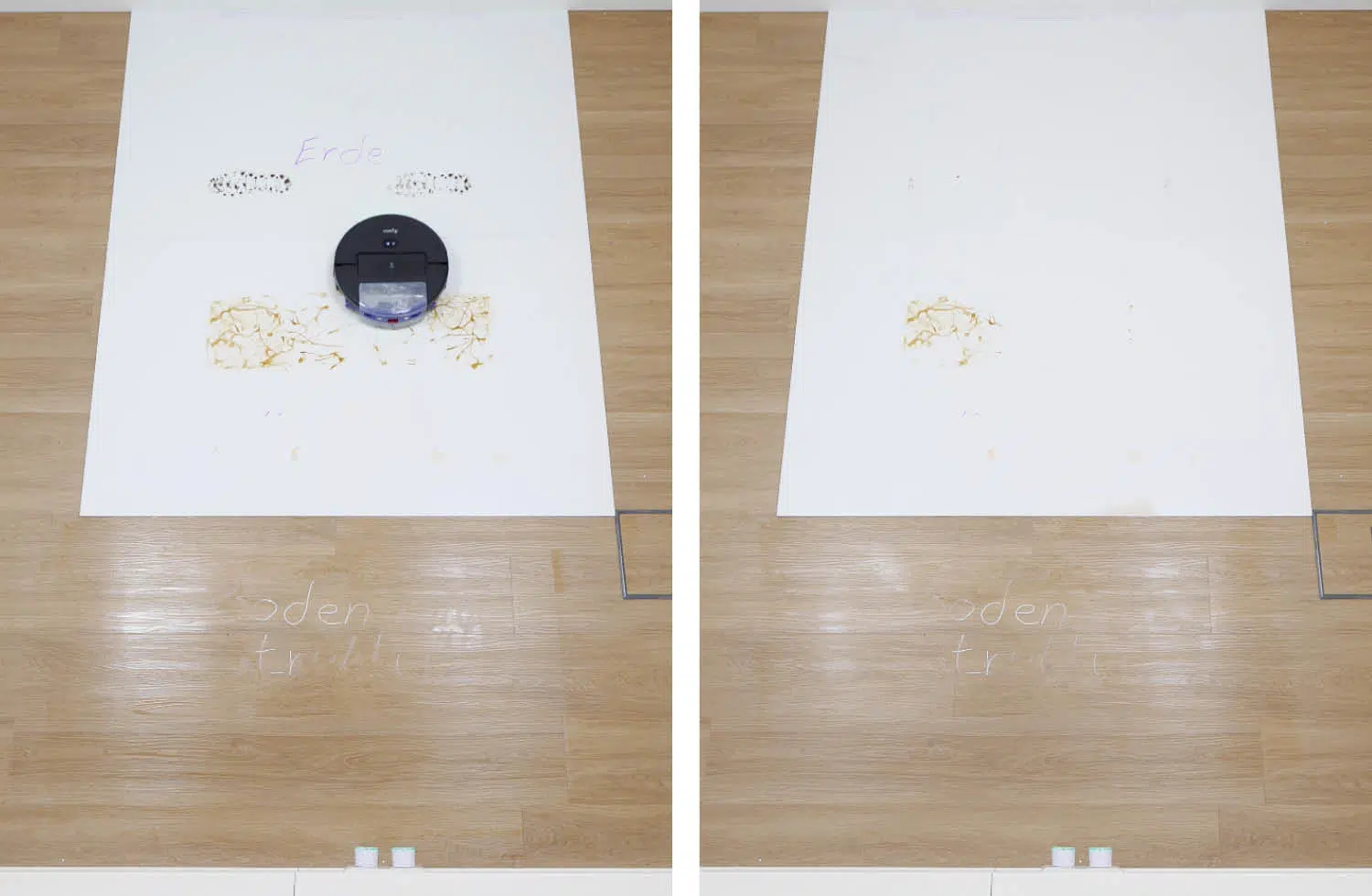 Dyson Spot+Scrub Ai Wischen nachher