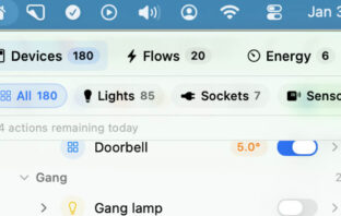 Homebar Homey mac news