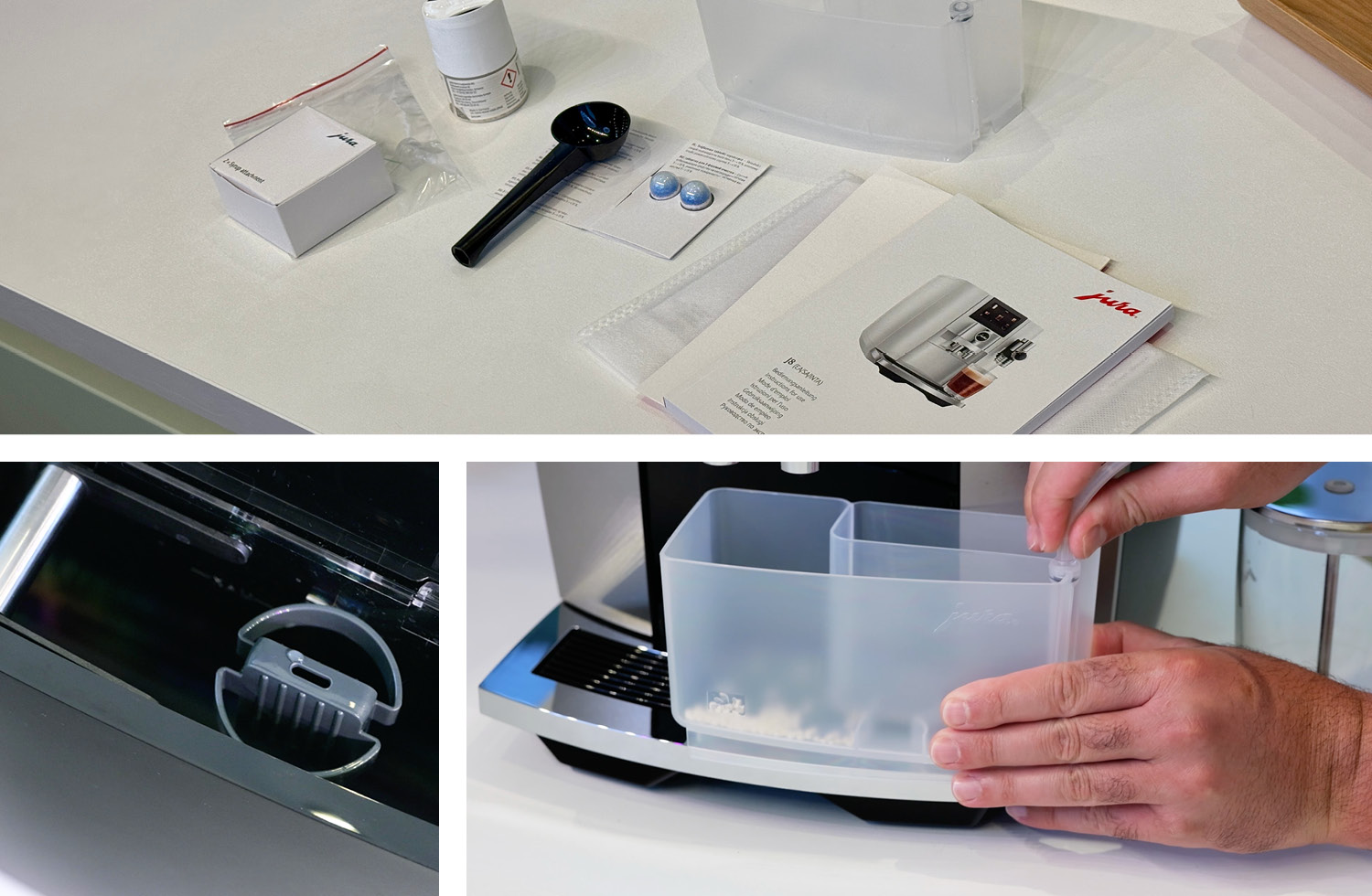 Lieferumfang: Das ist alles bei der Jura 8 dabei