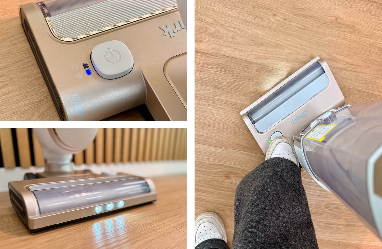 Bedienung der Shark Akkusaugers