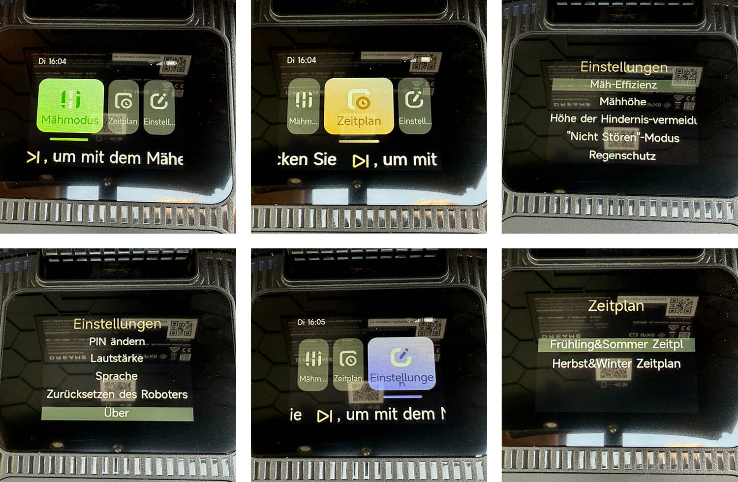 Dreame A1 Pro - Farbdisplay