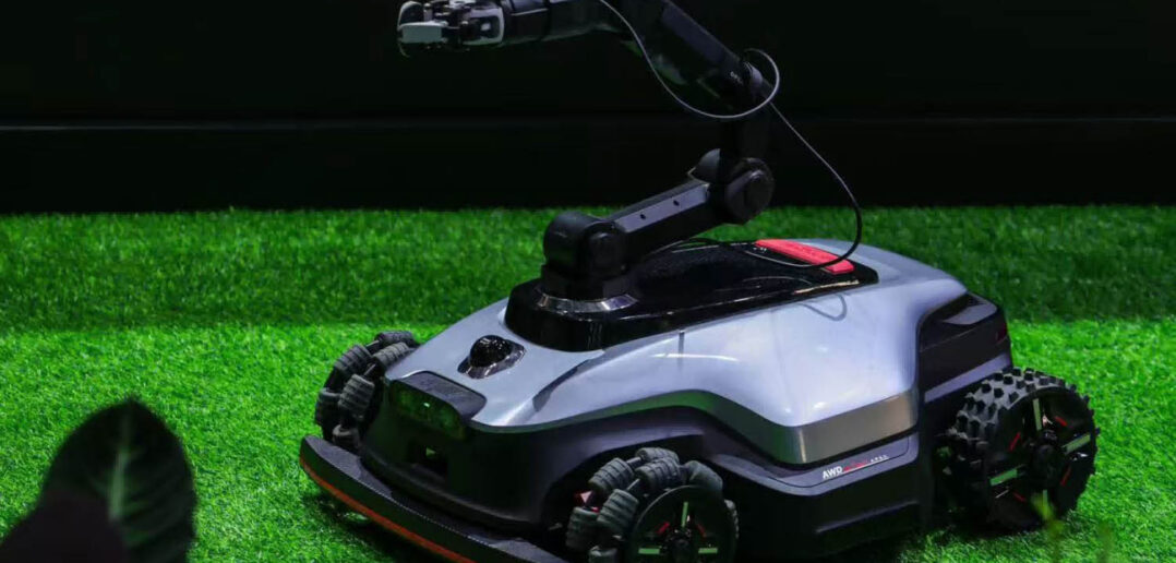 Dreame APEX Mähroboter mit Greifarm Bild