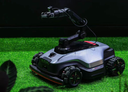 Dreame zeigt Mähroboter mit Greifarm