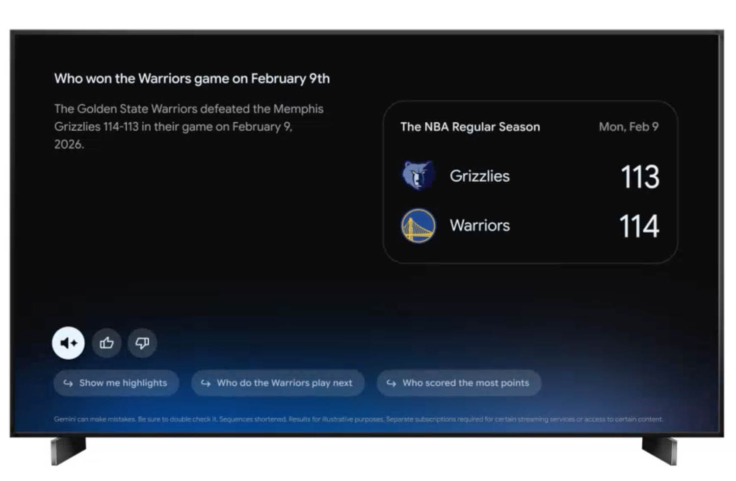 Neue Gemini-Funktionen für Google TV