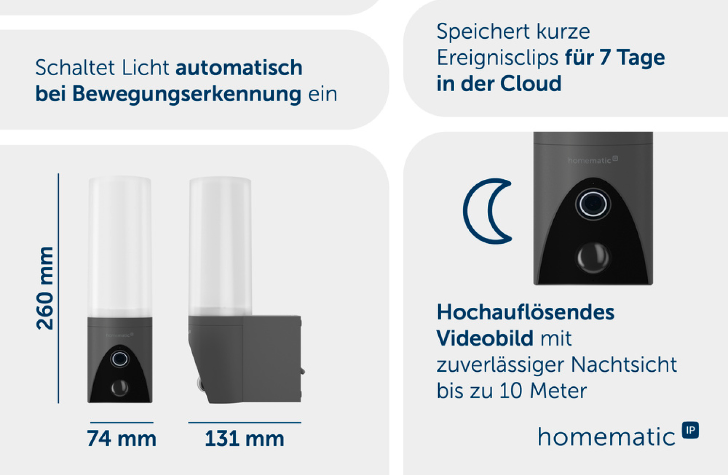 Homematic IP Außenlichtkamera