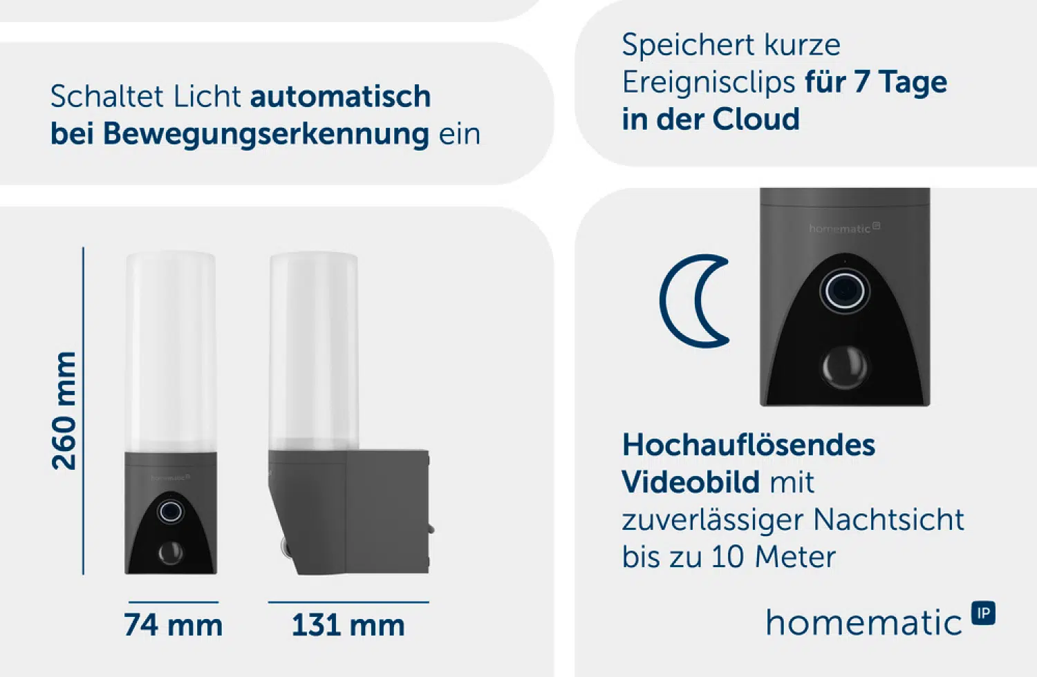 Homematic IP Außenlichtkamera