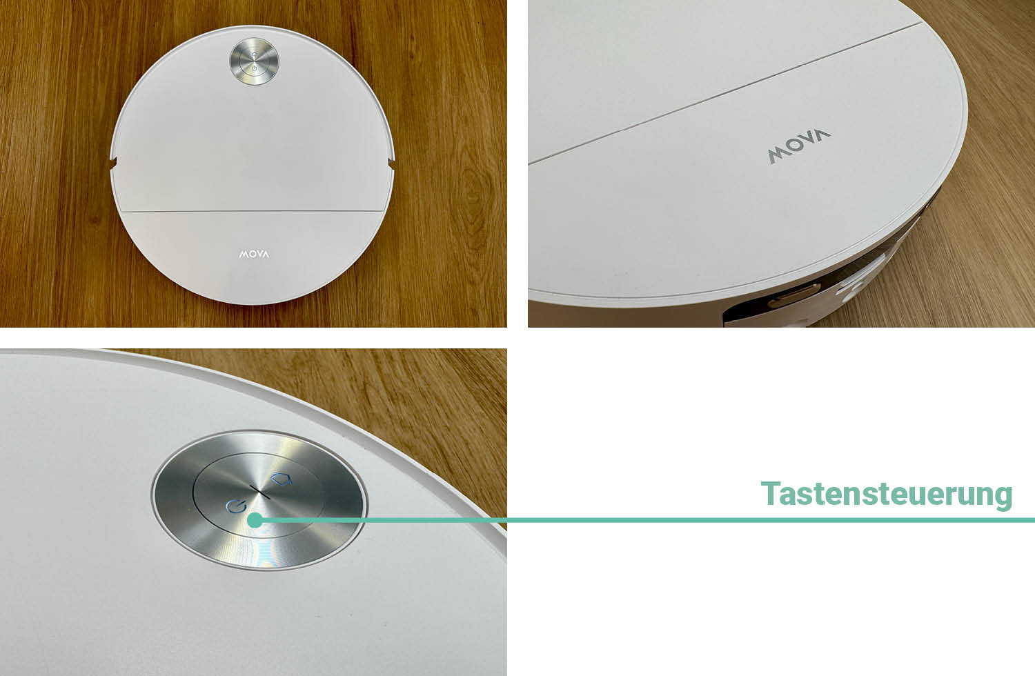 MOVA S70 Roller Design Oberseite