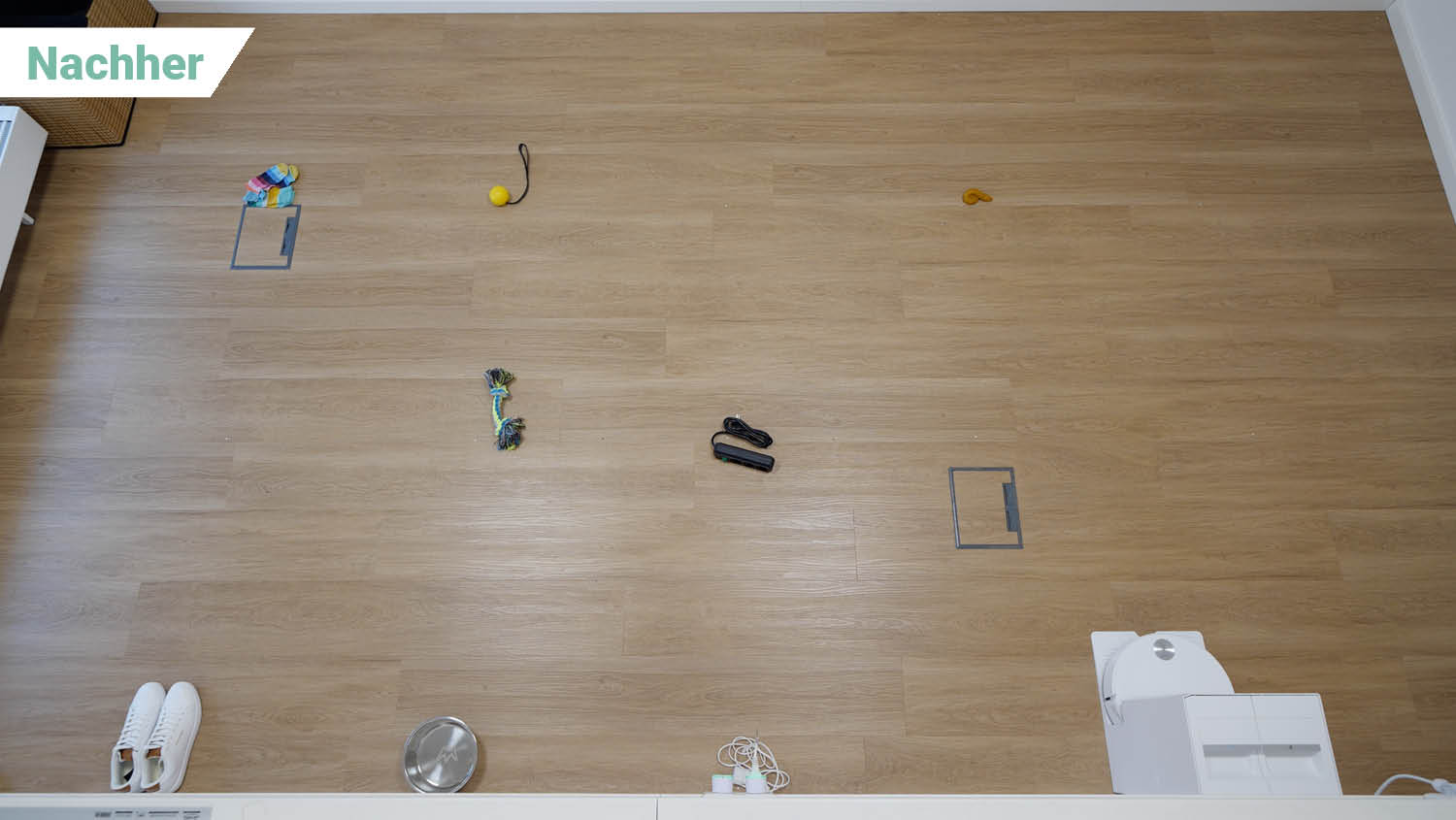 MOVA S70 Roller Obstacle Avoidance Test nachher